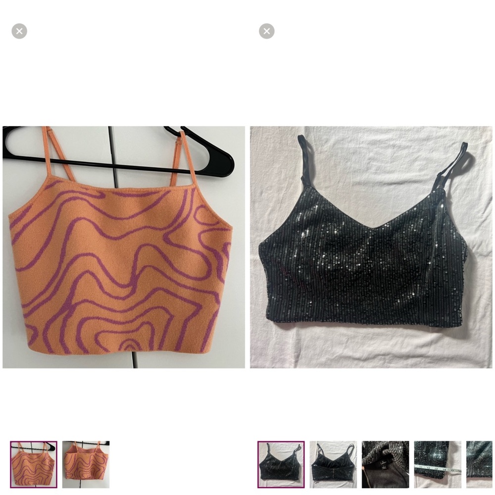 Size Large Crop Top Bundle
